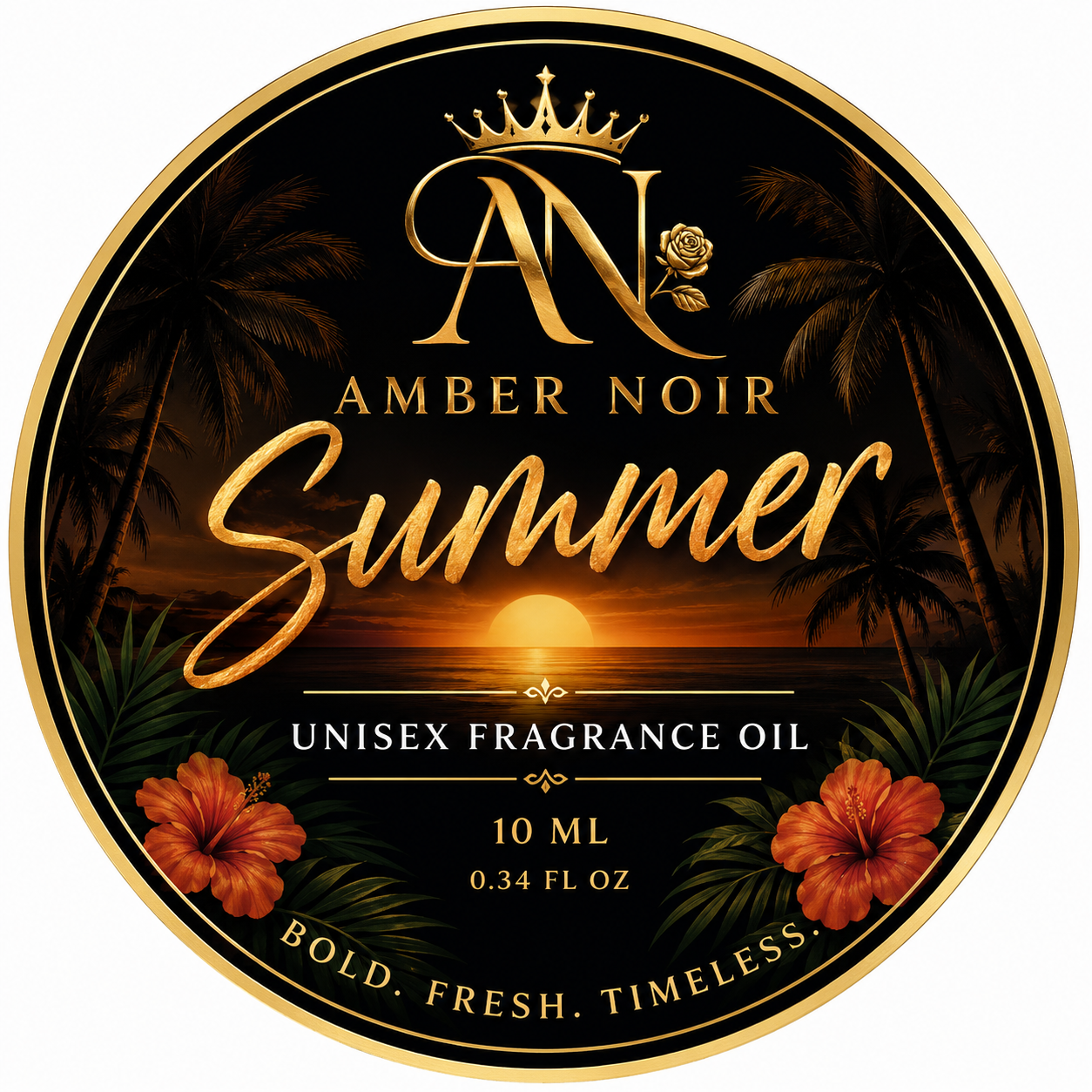 Amber Noir Summer Perfume Oil