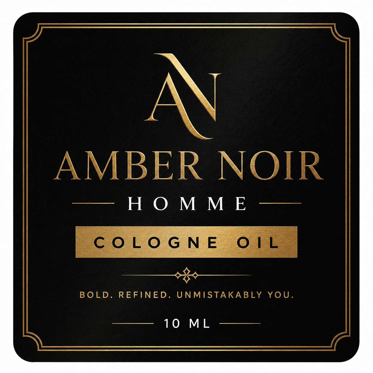 Amber Noir Homme Cologne Oil