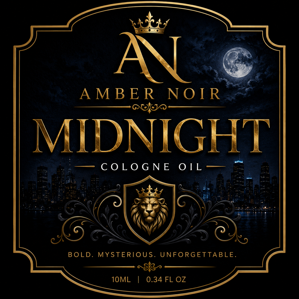 Amber Noir Midnight Cologne Oil