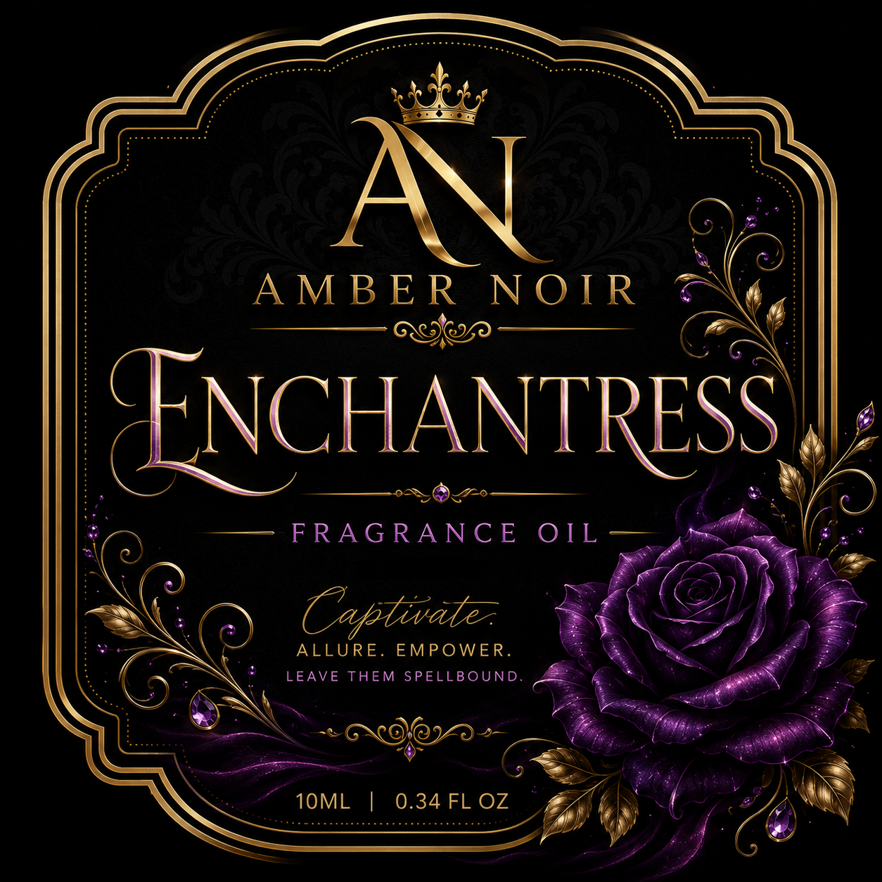 Amber Noir Enchantress Perfume Oil
