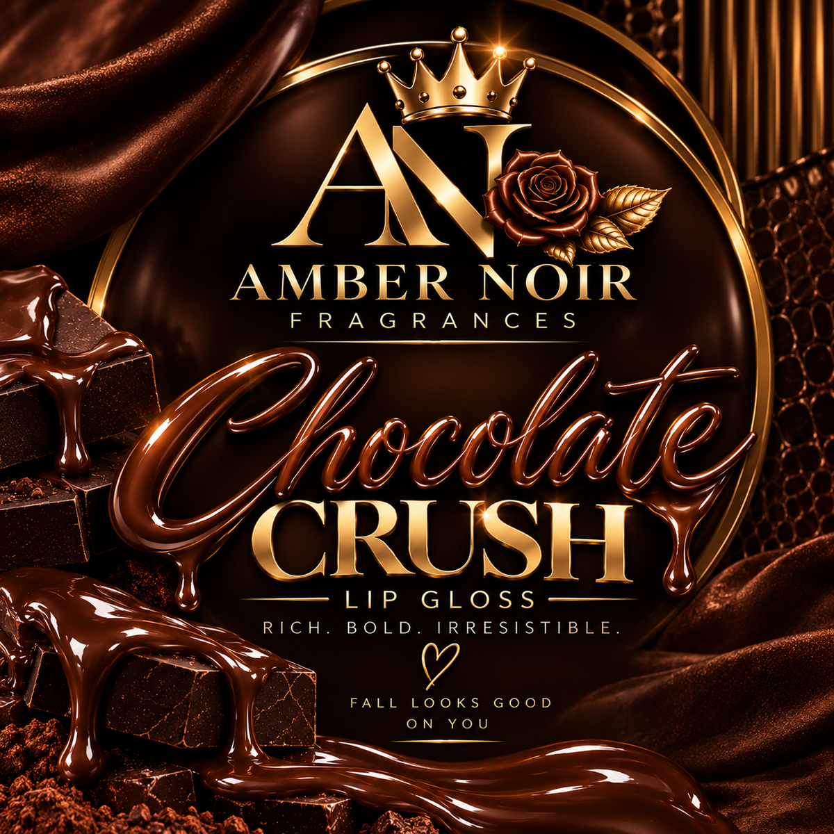 Amber Noir Chocolate Crush Lip Gloss