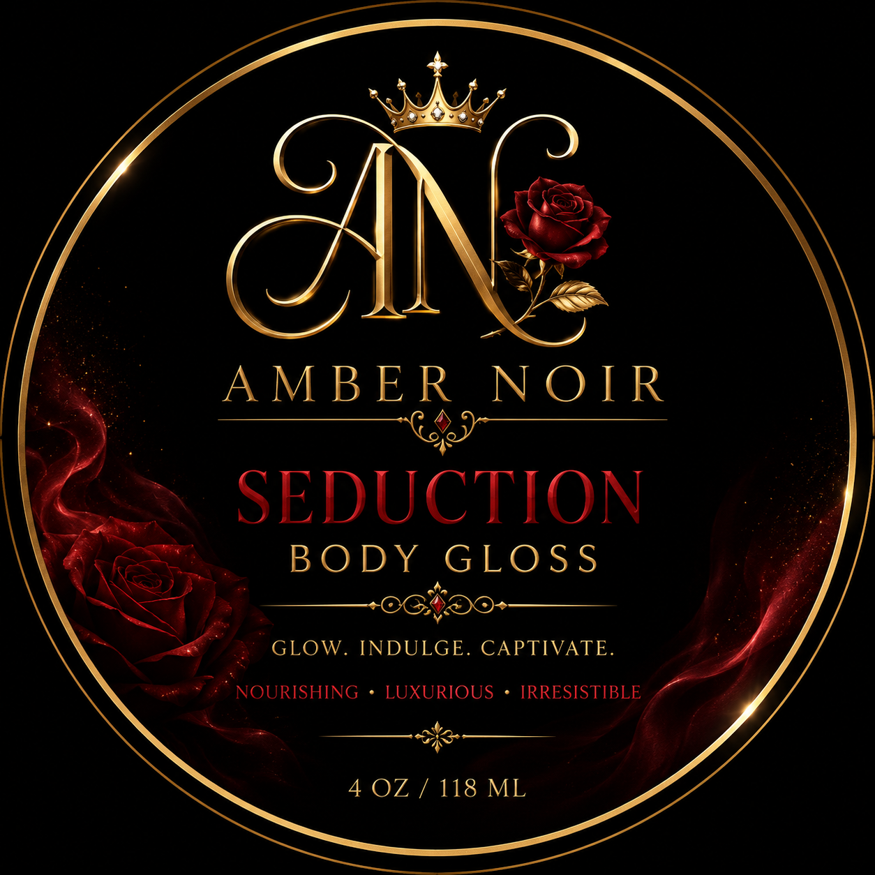 Amber Noir Seduction Body Gloss