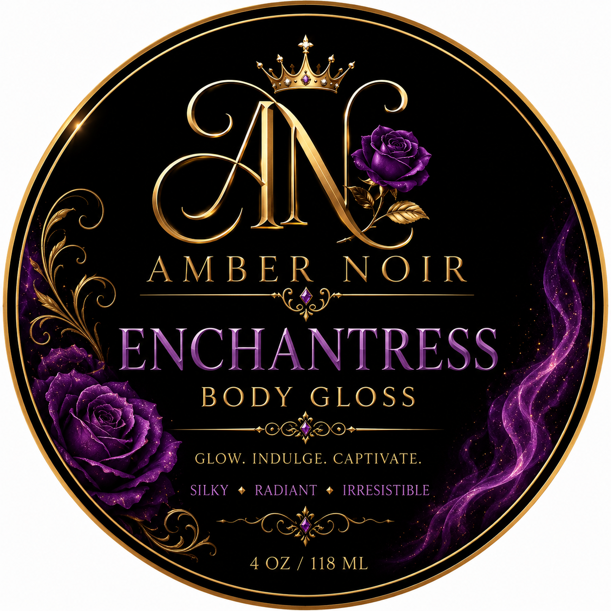 Amber Noir Enchantress Body Gloss
