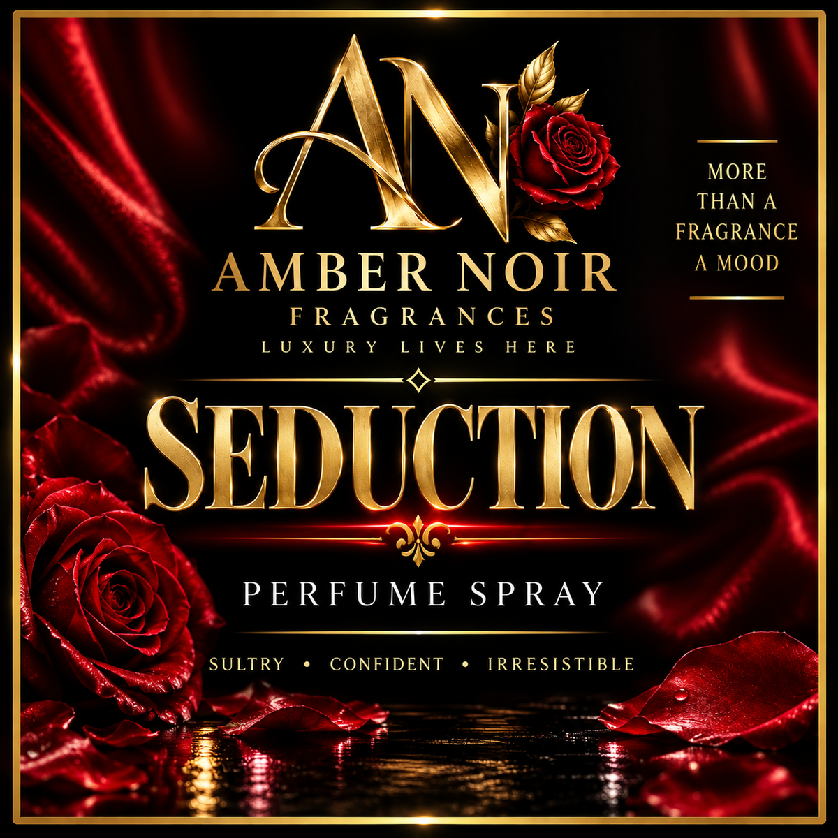 Amber Noir Seduction Perfume Spray 5ml