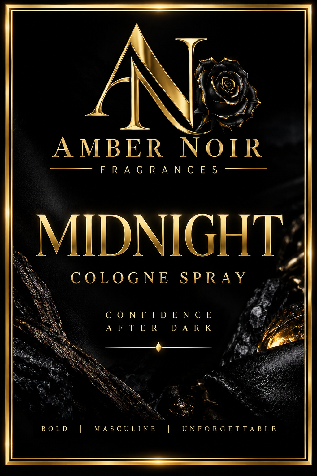 Amber Noir Midnight Cologne Spray 5ml